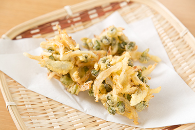 枝豆のかき揚げ