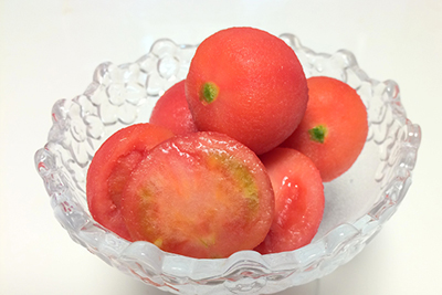 ミニトマトのシャーベット