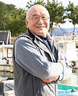 百瀬漁業協同組合 組合長 平山次夫さん