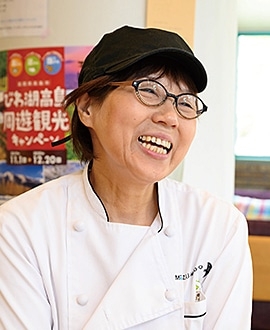 MIZU cafe cocco 店長 谷口まゆみさん