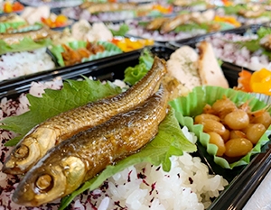 BIWAKO DAUGHTERS 元気盛り盛り『日替わり琵琶湖の弁当』