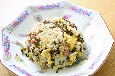 日野菜の炒飯