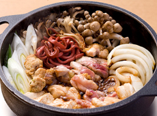 近江しゃものすき焼き