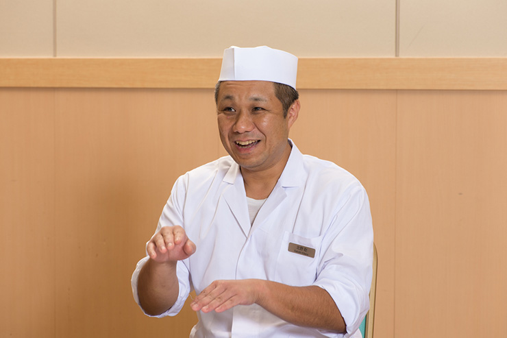 ラフォーレ琵琶湖 宴会部 和食担当 北野聡さん