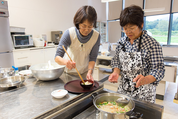 「たいさんじ風花の丘」の厨房