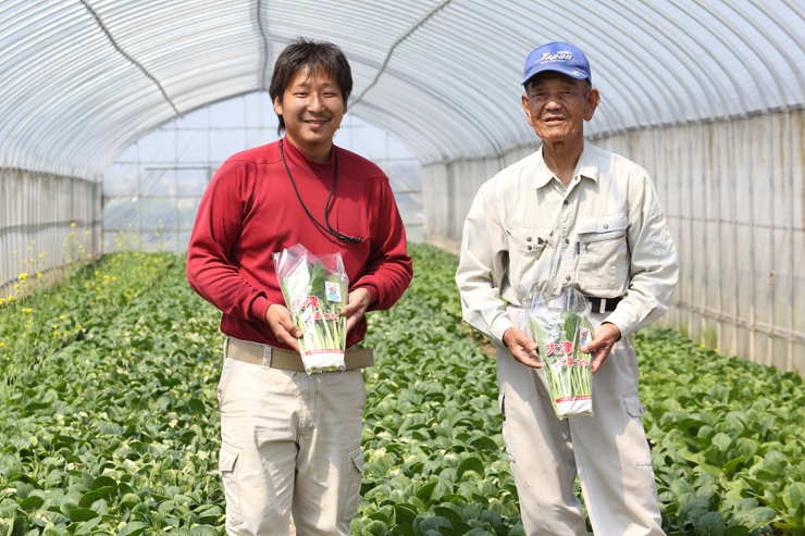 阪口七良兵衛さんと阪口昇平さん