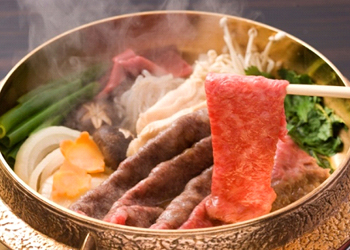 近江牛のすき焼き