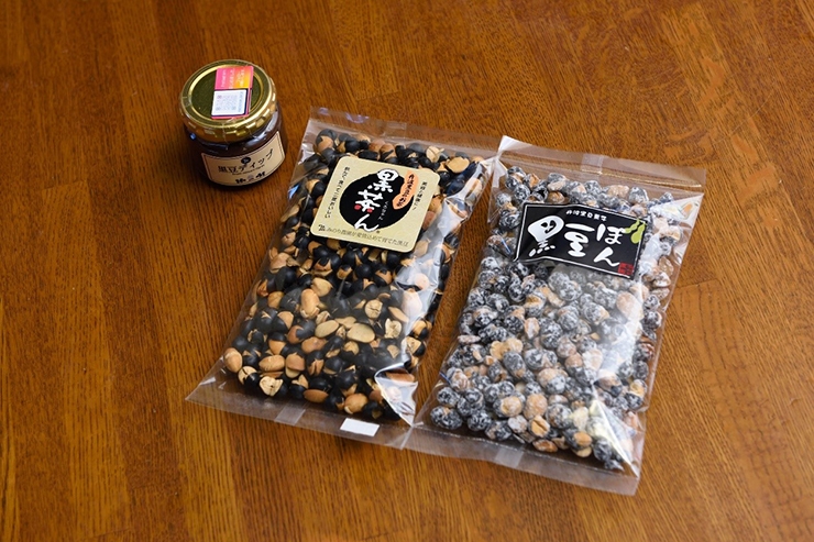 三浦さんがプロデュースする黒大豆製品