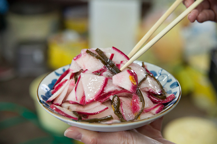 万木かぶのお漬物