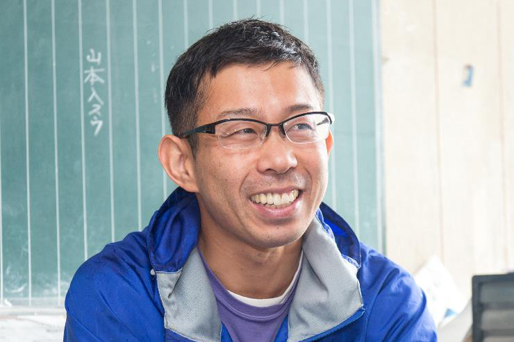『近江しゃも』愛を語る息子の杉本寛さん。